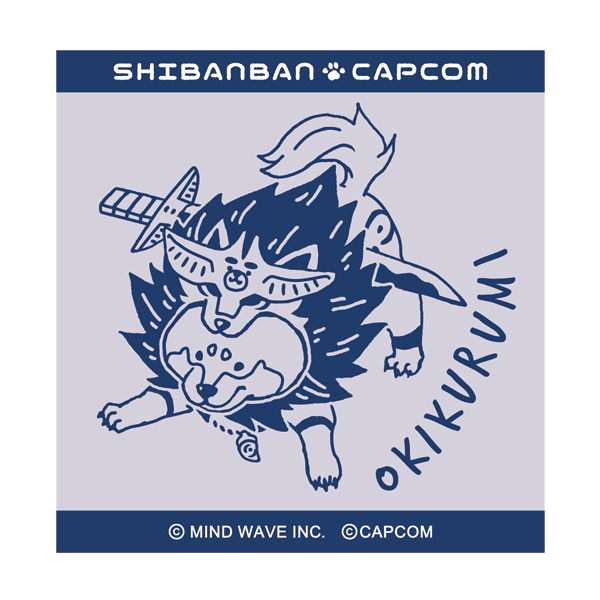 しばんばん×CAPCOM ジャガードハンドタオル(オキクルミ)