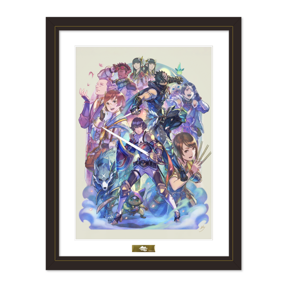 モンスターハンターライズ：サンブレイク×塗和也氏 キャラファイングラフ