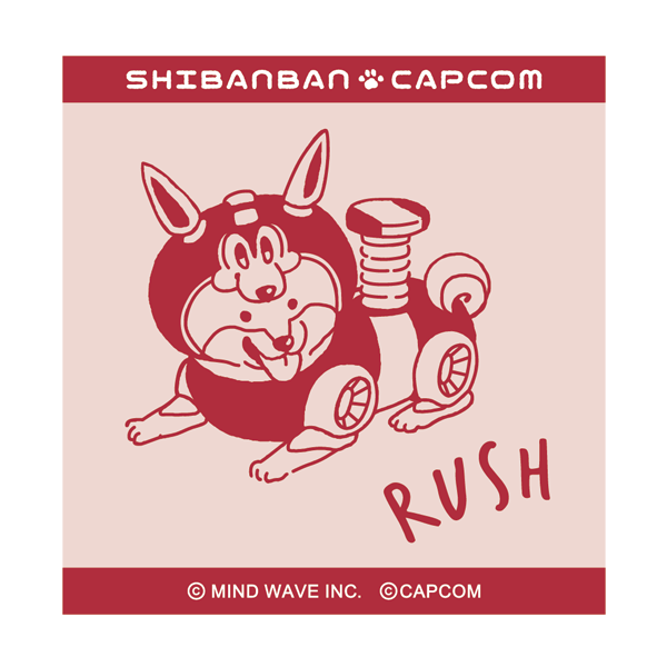 しばんばん×CAPCOM ジャガードハンドタオル(ラッシュ)