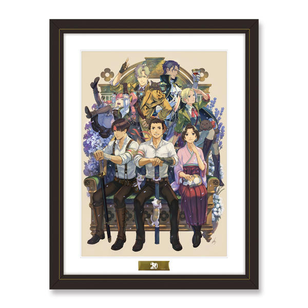 逆転裁判 20周年「塗和也」描き下ろし キャラファイングラフ
