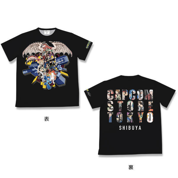 CAPCOM STORE TOKYO メインビジュアルフルカラーTシャツ