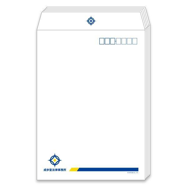 CAPCOM STORE 逆転裁判 成歩堂法律事務所 封筒