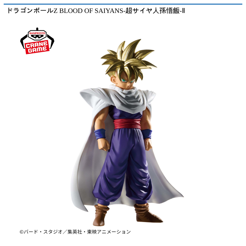 ドラゴンボールZ BLOOD OF SAIYANS-超サイヤ人孫悟飯-Ⅱ