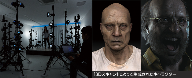 「3Dスキャン」によって生成されたキャラクター