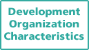 Development Organization Characteristics
