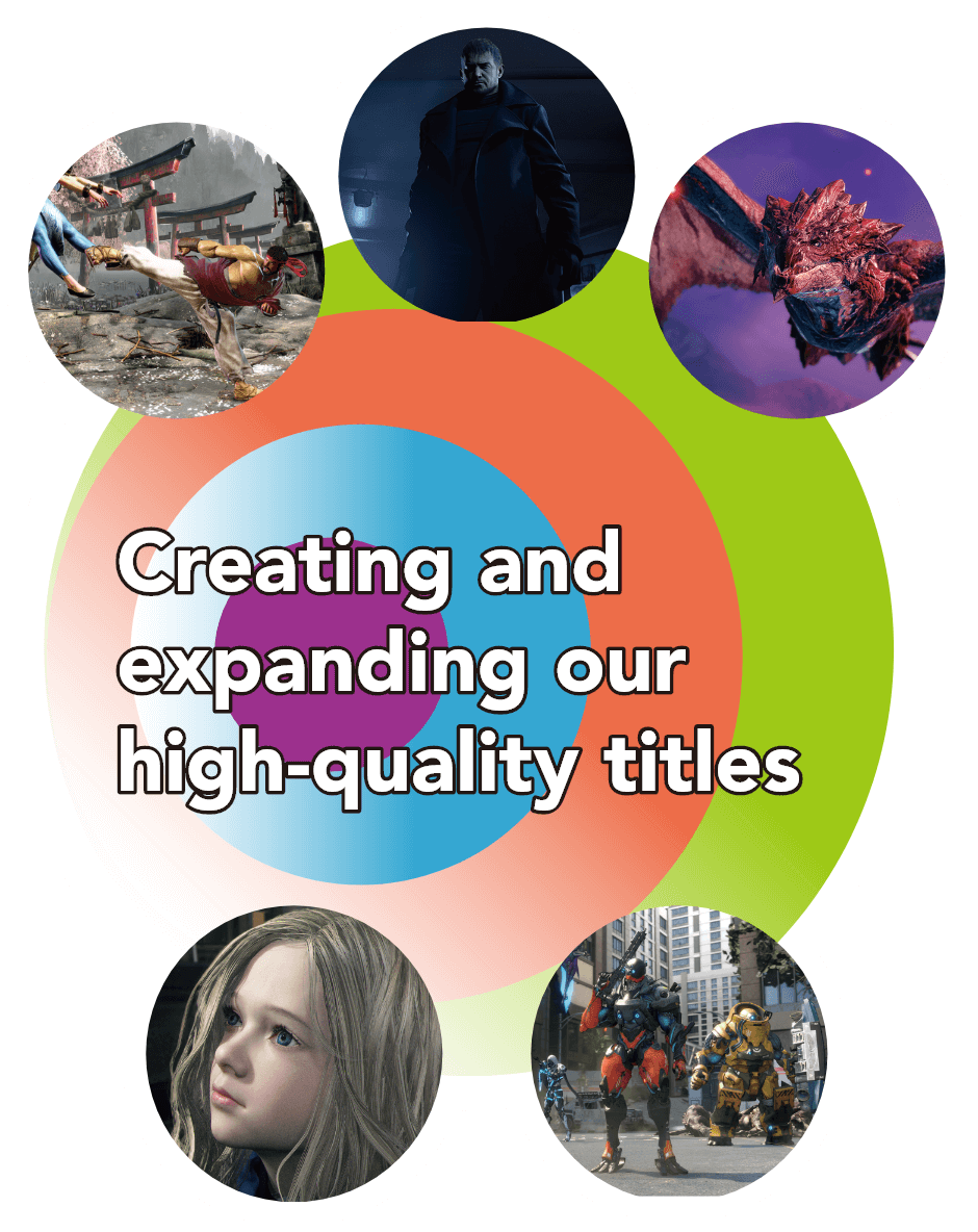 Creating and expanding our high-quality titles
