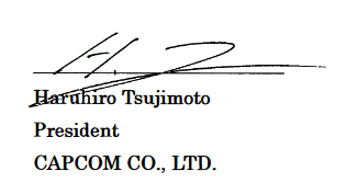 Haruhiro Tsujimoto, President, Capcom, Co. Ltd.