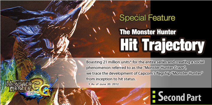 [The Monster Hunter Hit Trajectory] Boasting 21 million units for the entire series and creating a social phenomenon referred to as the“Monster Hunter Craze”, we trace the development of Capcom’s flagship “Monster Hunter” from inception to hit status.（Second Part）