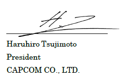 Haruhiro Tsujimoto, President, Capcom, Co. Ltd.